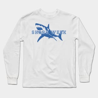 Shark Week Unofficial Logo Long Sleeve T-Shirt